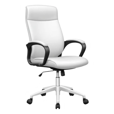 Egronomic white chair sketch sticker