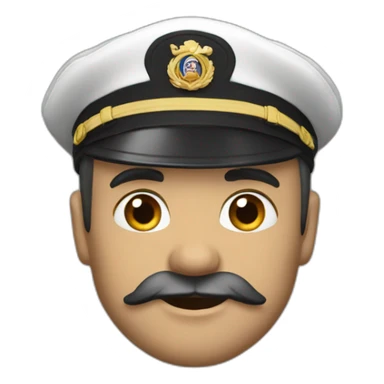 Capitaine prie sticker