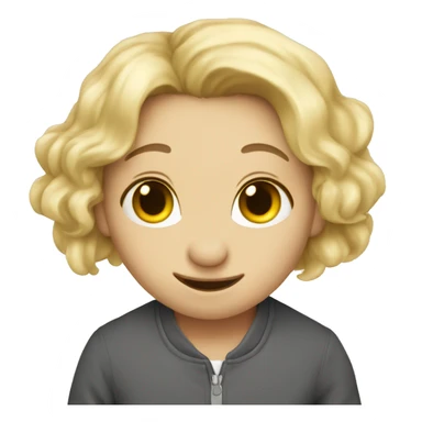 rat with blonde w sticker