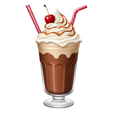 chocolate caramel cookie Milkshake sticker