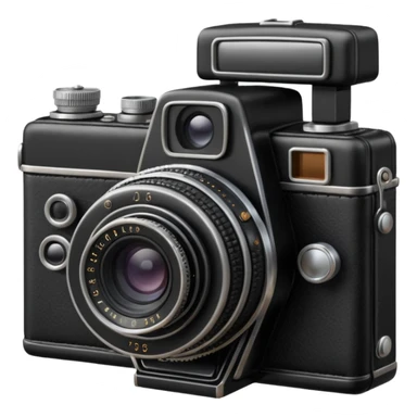 vintage camera sticker