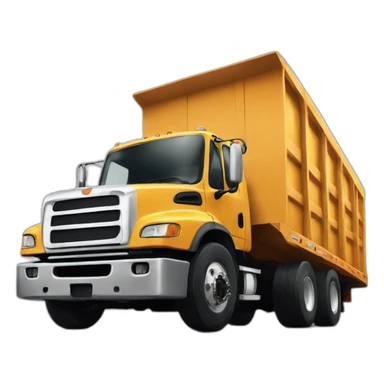 Flatbed truck sticker