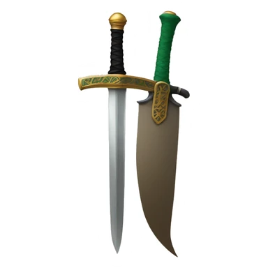 Saudi Arabia sword sticker