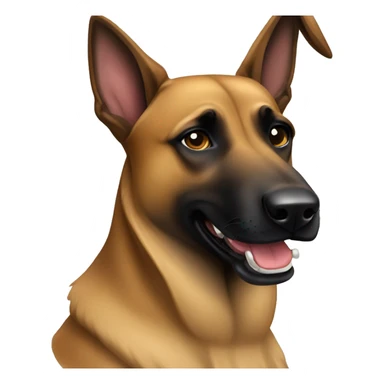 Belgian malinois dog  sticker