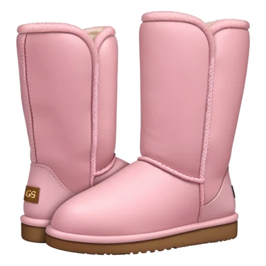 Light pink uggs sticker