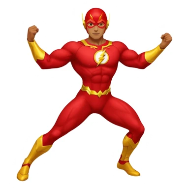 Flash man sticker
