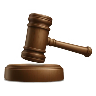 judge hammer vs gavel sticker