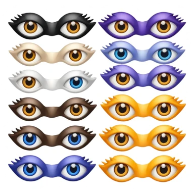 Different animals eye's only sticker