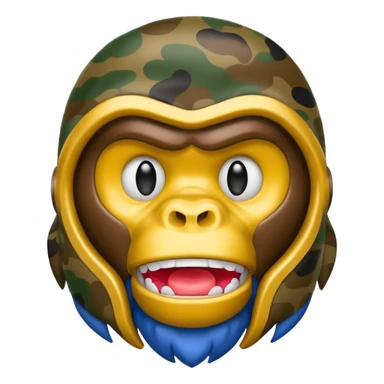 Сделай логотип Bape sticker