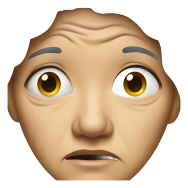 grandma crying sad  sticker