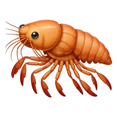 Shrimp speak no evil  sticker