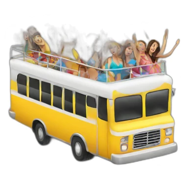 party-bus sticker