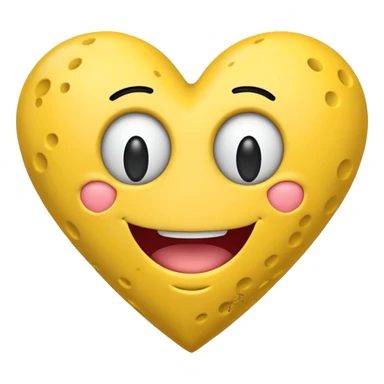 heart shaped doodle bob sticker