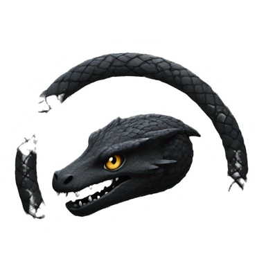 black Ouroboros  sticker