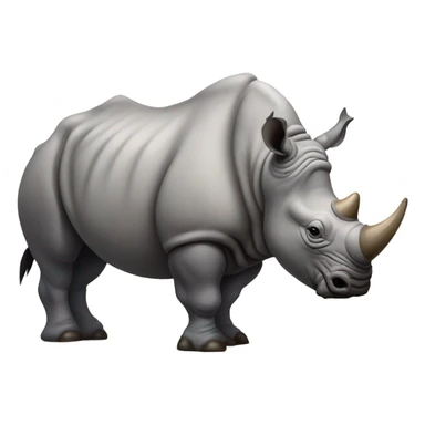 Rhino mixed with buffalo sticker