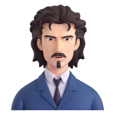 crazy Nikola Tesla sticker