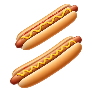 Hot dog kicked sticker