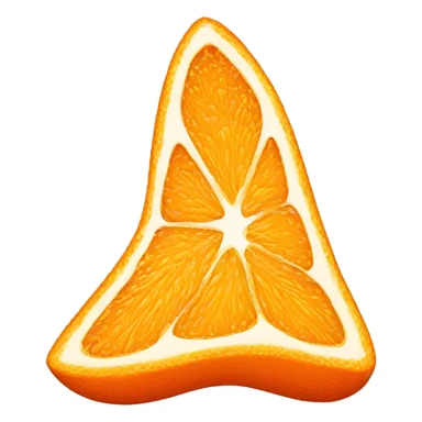 Orange kiss sticker