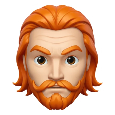 Aquamen face men 3d sticker