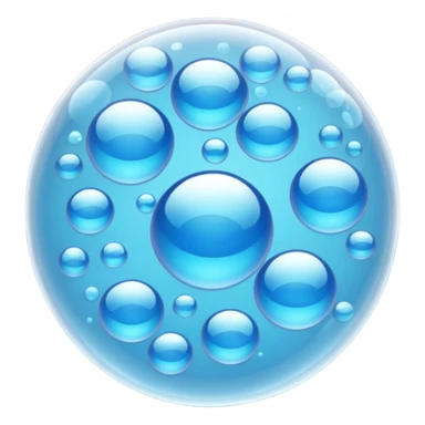 many bubbles sticker