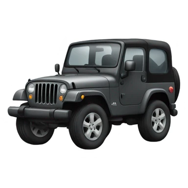 Dark gray Jeep sticker