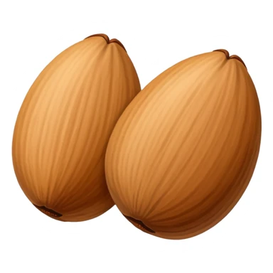 Almond emoji correctly  sticker