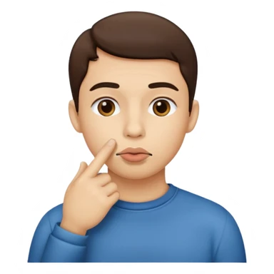 shhhhhh question mark sticker