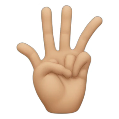 Loser hand sign sticker