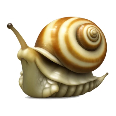 Escargot avec tête  rhinocéros sticker
