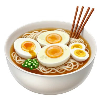 simple naengmyeon with half a boiled egg on top, no extra toppings, no chopsticks sticker