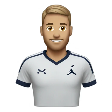 spurs away shirt sticker
