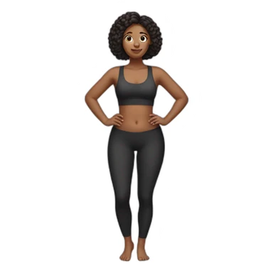woman with big butt in leggings sticker