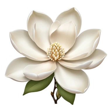 magnolia flower sticker
