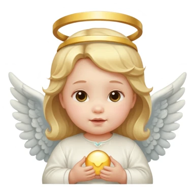 cute angel baby sticker