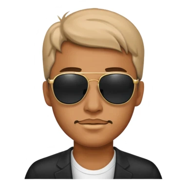 Dude with sun glasses  sticker