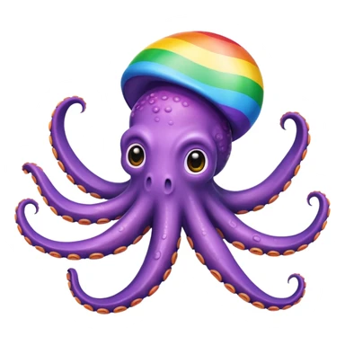 Octopus but woke and gay sticker