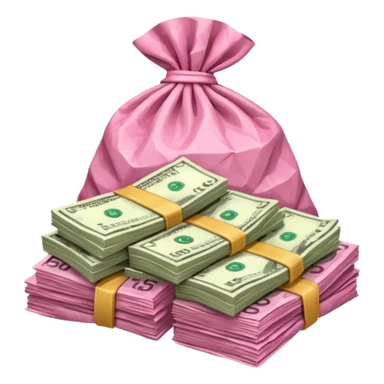 Falta dinero (color rosa) sticker