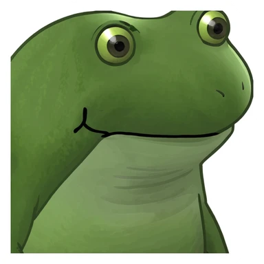 bufo frog hugging the Montreal logo sticker