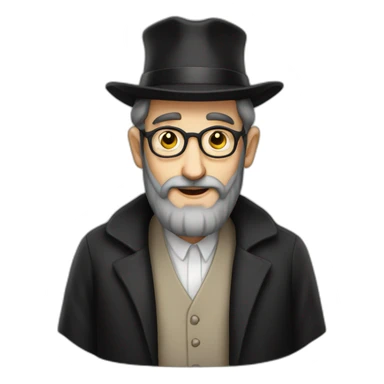 Jewish rabbi sticker