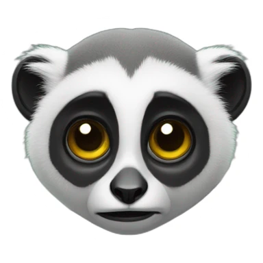 Sad lemur  sticker