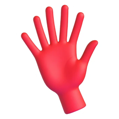 stop hand sticker