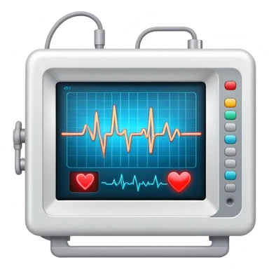 electrocardiogram monitor sticker