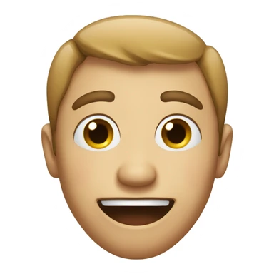 face that expresses you are being silly sticker