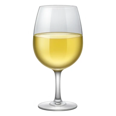 glass of white wine  sticker