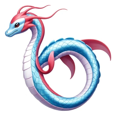 Milotic-Dragonair-Fakémon-hybrid-creature (full body)  sticker
