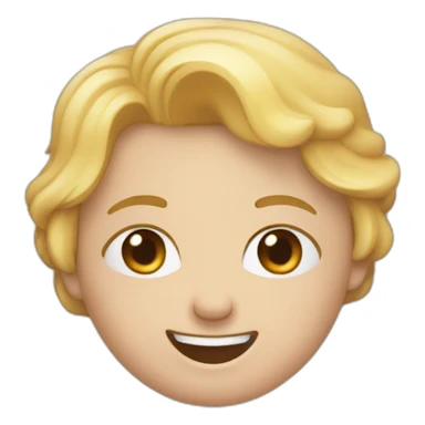 Émoji cœur avec un sourire sticker