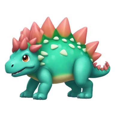 cute stegosaurus pokemon sticker