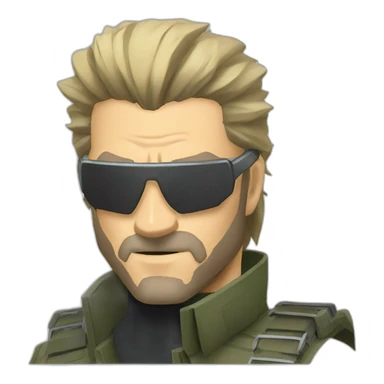 Big boss metal gear sticker