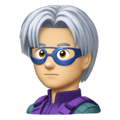 trunks from dragon ball sticker