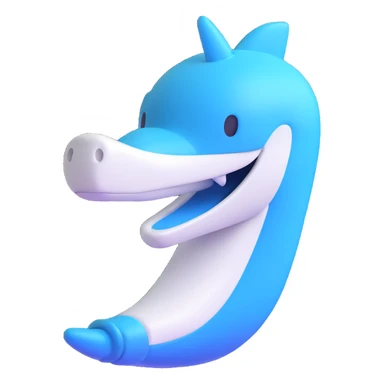 discord verified icon, 3D style, blue and white, shiny effect sticker